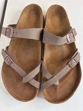Birkenstock MAYARI BIRKIBUC Women , sz : 42 ( 11 - 11.5 )